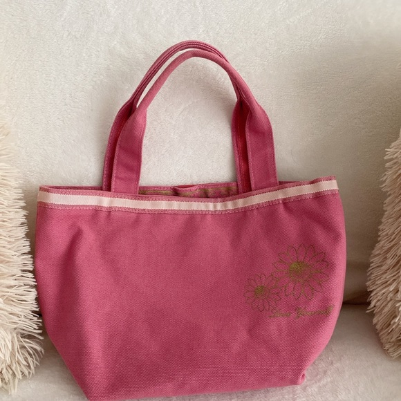 Tocca Pink Canvas Tote Bag - Picture 3 of 5